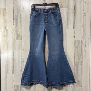 Wild Fable Highest Rise Extreme Flare Button Fly Bell Bottom Jeans